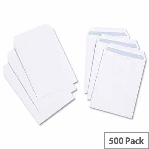 White Box C5 Envelopes Pocket Self Seal 90gsm White Pack 500 White Box C5 Envelopes Pocket Self Seal 90gsm White Pack 500