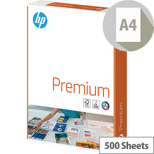HP Hewlett Packard A4 80gsm White Multifunction Printer Paper Ream of 500 Sheets HP Hewlett Packard A4 80gsm White Multifunction Printer Paper Ream of 500 Sheets