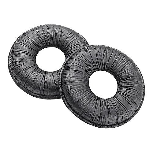 Poly Leatherette Ear Cushion Spare Cushions for SupraPlus Series Headsets 67712-01 (Pack of 2)