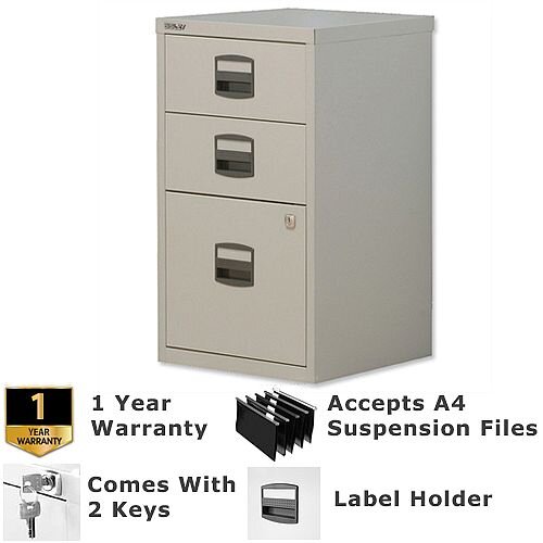 1 Filing &2 Stationery Drawer A4 Steel Filing Cabinet Lockable Grey Bisley PFA Home Filers 1 Filing &2 Stationery Drawer A4 Steel Filing Cabinet Lockable Grey Bisley PFA Home Filers