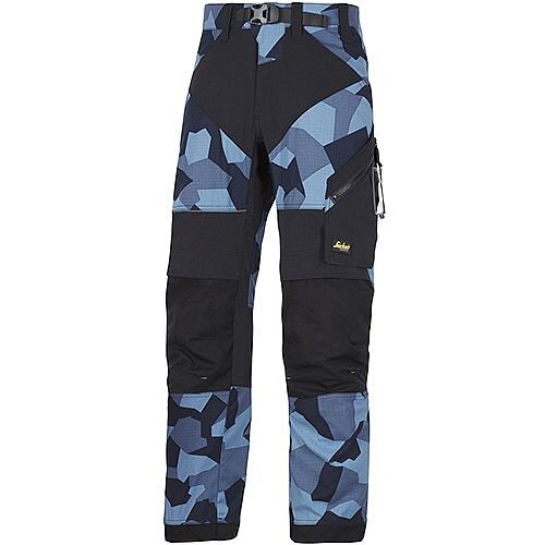 Snickers 6903 FlexiWork Trousers Navy Camo - Black W36" L35" Size 152 WW1 Snickers 6903 FlexiWork Trousers Navy Camo - Black W36" L35" Size 152 WW1
