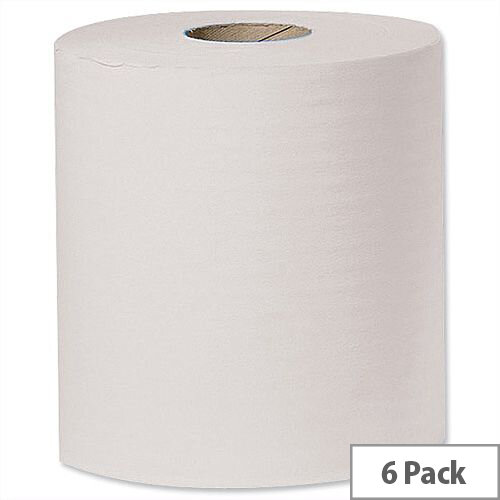 Tork Centrefeed Paper Hand Towel Rolls 1-Ply W194mm x L300m White (6 Rollls) Ref J96122 Tork Centrefeed Paper Hand Towel Rolls 1-Ply W194mm x L300m White (6 Rollls) Ref J96122