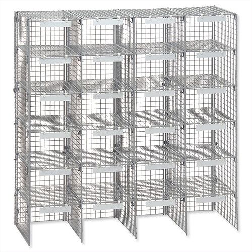 Mailsorter Mailroom Sorter Adjustable Plastic-Coated Steel 24 Compartments Grey Versapak Mailsorter Mailroom Sorter Adjustable Plastic-Coated Steel 24 Compartments Grey Versapak
