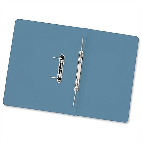 Transfer Spring Files Foolscap Blue Capacity 38mm Pack 50 Guildhall Transfer Spring Files Foolscap Blue Capacity 38mm Pack 50 Guildhall