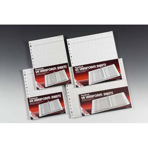 Twinlock V8 Variform 10 Column Cash Sheets (Pack 75) 75982