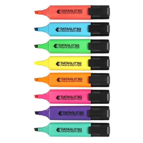 ValueX Flat Barrel Highlighter Pen Chisel Tip 15mm Line Assorted