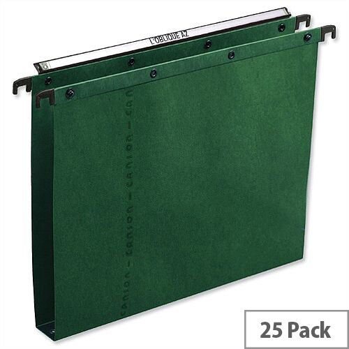 Elba Ultimate AZ0 Vertical Foolscap Suspension File Green 30mm L206552 Pack 25