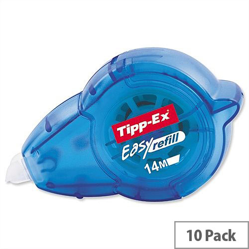 Tipp-Ex Easy Refill Correction Tape Roller 5mmx14m Pack 10 Ref 879424 Tipp-Ex Easy Refill Correction Tape Roller 5mmx14m Pack 10 Ref 879424