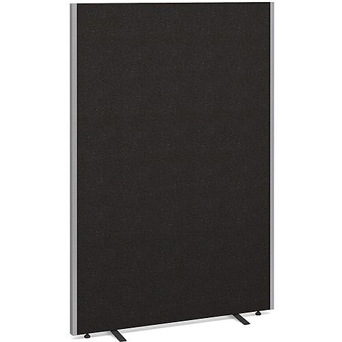 Floor Standing Acoustic Fabric Upholstered Screen 1800mm Highx1200mm Wide - Charcoal