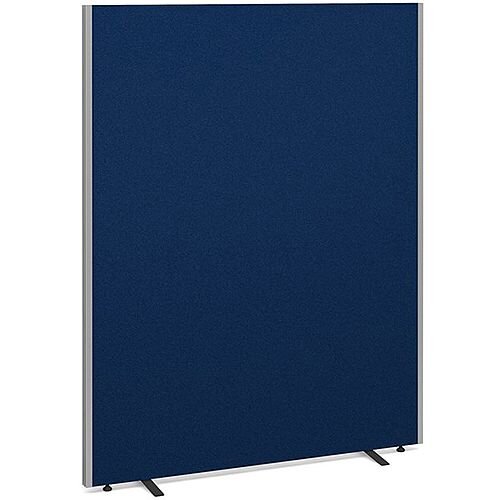 Floor Standing Acoustic Fabric Upholstered Screen 1800mm Highx1400mm Wide - Blue