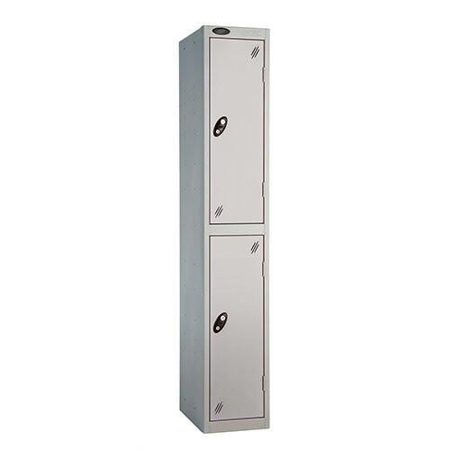 Probe 2 Door Extra Deep Locker ACTIVECOAT W305xD460xH1780mm Silver Body &Doors Probe 2 Door Extra Deep Locker ACTIVECOAT W305xD460xH1780mm Silver Body &Doors