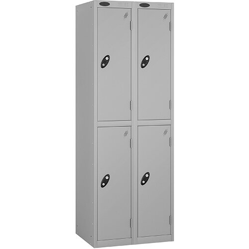 Probe 2 Door Extra Deep Locker ACTIVECOAT W305xD460xH1780mm Nest of 2 Silver Body &Doors By Lion Steel Probe 2 Door Extra Deep Locker ACTIVECOAT W305xD460xH1780mm Nest of 2 Silver Body &Doors By Lion Steel
