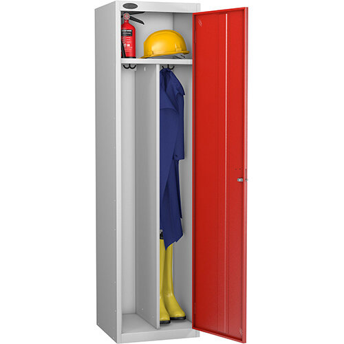 Probe Clean Dirty Locker W460xD460xH1780 Silver Body Red Door Probe Clean Dirty Locker W460xD460xH1780 Silver Body Red Door