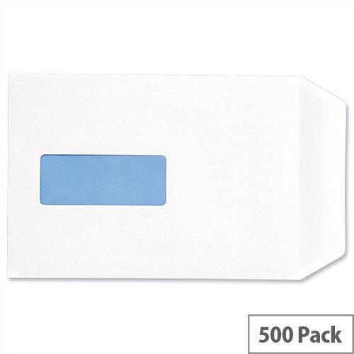 C5 White Window Envelopes 100gsm Pocket Peel and Seal Pack 500 5 Star C5 White Window Envelopes 100gsm Pocket Peel and Seal Pack 500 5 Star