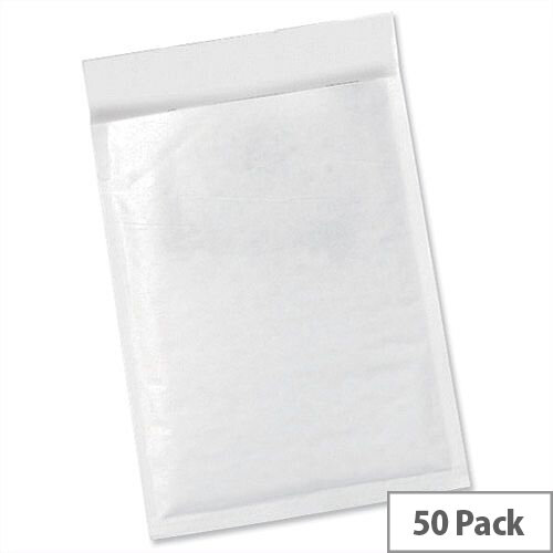 5 Star Office Size 5 260x345mm Bubble Lined Bags White Pack of 50  