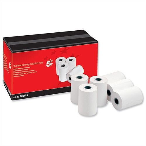 Thermique Chip /& pin Roll 57x38x12mm Pack De 20