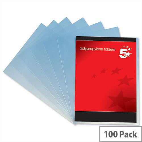 Cut Flush Folder A4 Polypropylene Translucent Clear Pack 100 5 Star Cut Flush Folder A4 Polypropylene Translucent Clear Pack 100 5 Star