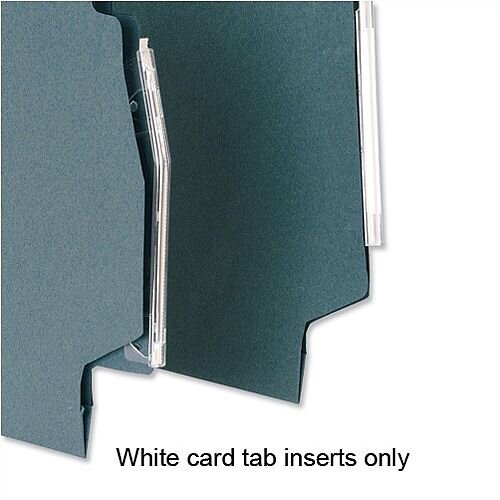 Card Inserts for 5 Star Lateral File Tabs White Pack 50 Ref 100331407 