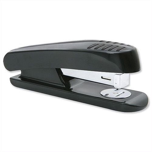 Stapler Half Strip Plastic Capacity 20 Sheets Black-Grey 5 Star Stapler Half Strip Plastic Capacity 20 Sheets Black-Grey 5 Star