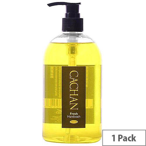 Cachan Liquid Hand Soap Handwash Lemon & Ginger Fragrance 500ml (Pack 1)