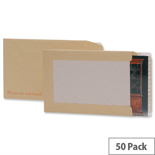 C3 Board Backed Envelopes Brown Peel and Seal Pack 50 5 Star C3 Board Backed Envelopes Brown Peel and Seal Pack 50 5 Star
