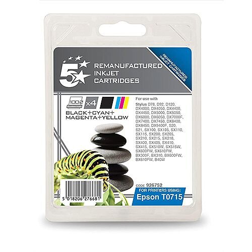 Brother LC-1100 BK/C/M/Y Compatible 4 Colour Ink Cartridge Multipack 5 Star LC1100VALBP Brother LC-1100 BK/C/M/Y Compatible 4 Colour Ink Cartridge Multipack 5 Star LC1100VALBP
