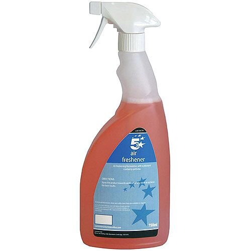 5 Star Air Freshener Trigger Spray Fresh Glacier Scent 750ml Pack 1