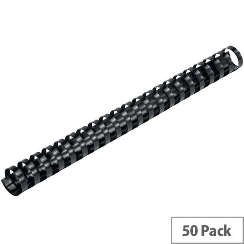 5 Star Office Binding Combs Plastic 21 Ring 225 Sheets A4 25mm Black Pack 50 5 Star Office Binding Combs Plastic 21 Ring 225 Sheets A4 25mm Black Pack 50