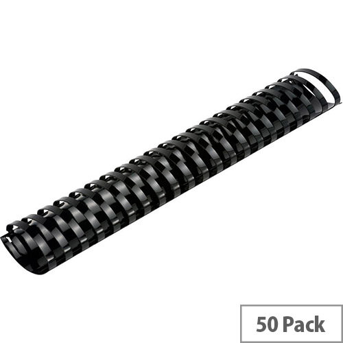 5 Star Office Binding Combs Plastic 21 Ring 425 Sheets A4 50mm Black Pack 50 5 Star Office Binding Combs Plastic 21 Ring 425 Sheets A4 50mm Black Pack 50