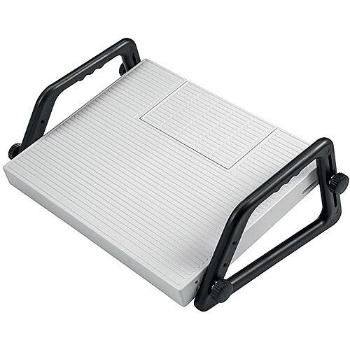 5 Star Office Relax Footrest with Dictation Compartment Platform 450x350mm Compartment 220x120x20mm Grey 5 Star Office Relax Footrest with Dictation Compartment Platform 450x350mm Compartment 220x120x20mm Grey