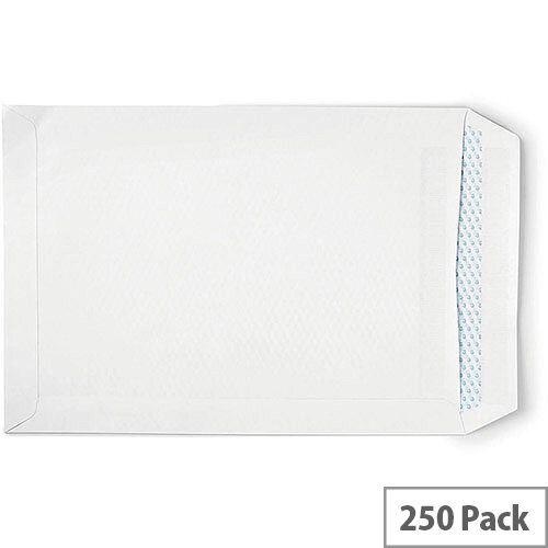 5 Star Eco C4 Envelope Recycled Pocket Self Seal 90gsm White Pack of 250 5 Star Eco C4 Envelope Recycled Pocket Self Seal 90gsm White Pack of 250