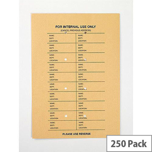 5 Star Office  C4  Internal Mail Envelopes Resealable 90gsm Manilla  Pack 250