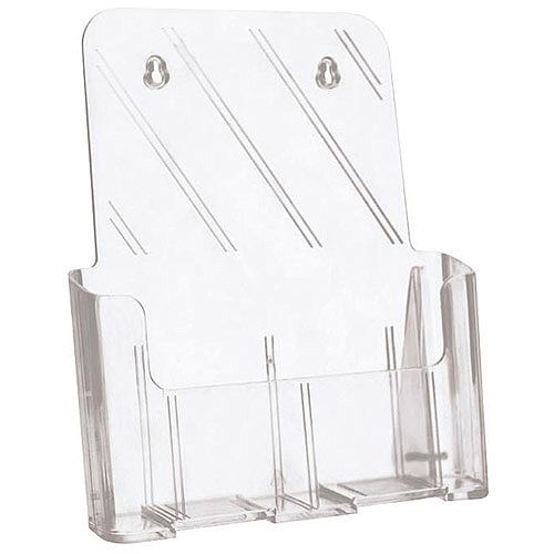 5 Star A4 Literature Holder For Desktop Use Or Optional Wall Mounting. Brochure Holder Is Slanted &Clear. Ideal For Use In Receptions, Tourist Offices, Restaurants &More. 5 Star A4 Literature Holder For Desktop Use Or Optional Wall Mounting. Brochure Holder Is Slanted &Clear. Ideal For Use In Receptions, Tourist Offices, Restaurants &More.