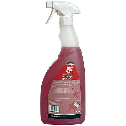 5 Star Facilities Professional Descaler Liquid For Limescale 750ml 5 Star Facilities Professional Descaler Liquid For Limescale 750ml