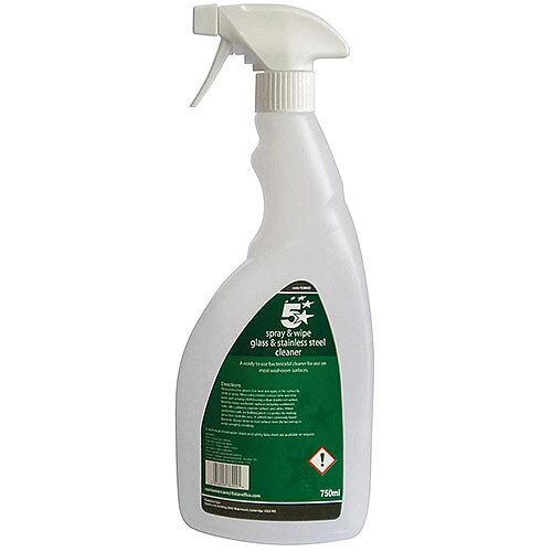 5 Star Facilities Empty Bottle for Concentrated Glass and Steel Cleaner 750ml 5 Star Facilities Empty Bottle for Concentrated Glass and Steel Cleaner 750ml