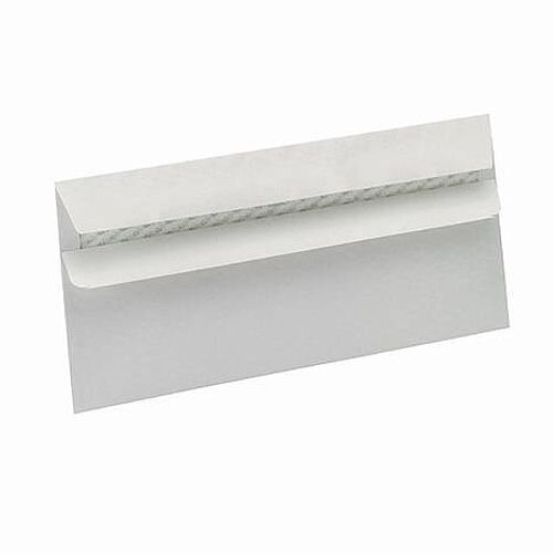 5 Star Eco DL Envelopes Recycled Wallet Self Seal 90gsm White Pack of 500