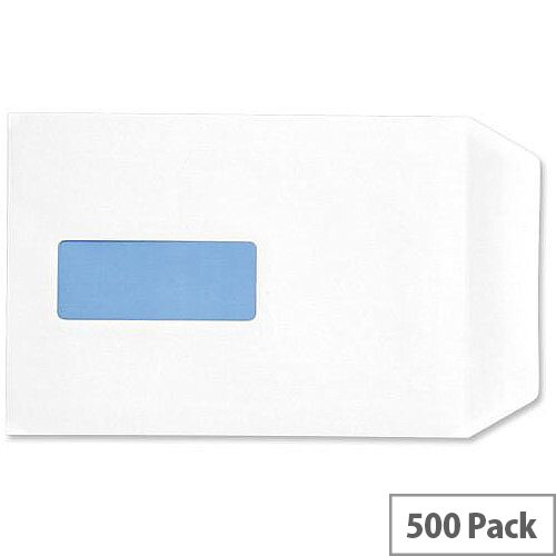 5 Star Eco C5 Envelopes Recycled Pocket Self Seal Window 90gsm White Pack of 500 5 Star Eco C5 Envelopes Recycled Pocket Self Seal Window 90gsm White Pack of 500