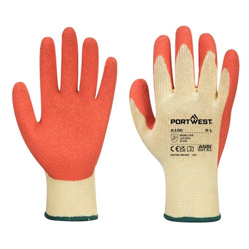 Portwest A100 Grip Glove Orange Medium