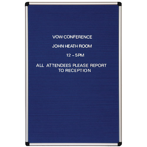 Announce Groove Letter Board 600 x 900mm 1/SR-9060/P/SS/GU/PS 19MM Announce Groove Letter Board 600 x 900mm 1/SR-9060/P/SS/GU/PS 19MM