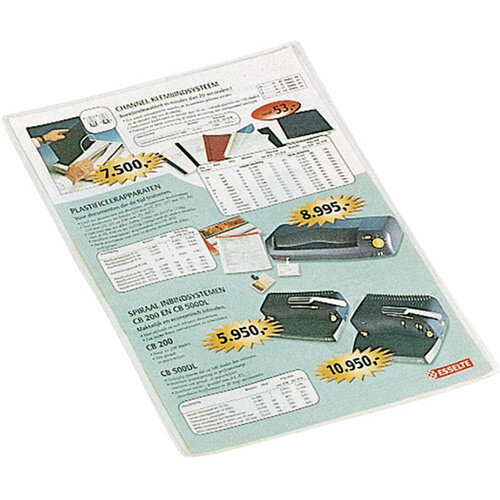 Esselte Card Holders A4 PP 105my Clear Pack of 100