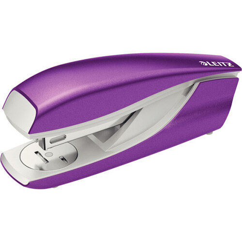 Leitz New NeXXt WOW Metal Office Stapler Blister Pk 30 Sheet Capacity Purple