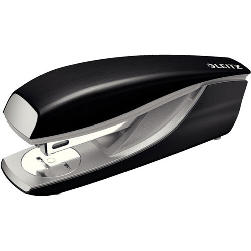 Leitz New NeXXt Style Metal Office Stapler 30 Sheet Capacity Satin Black