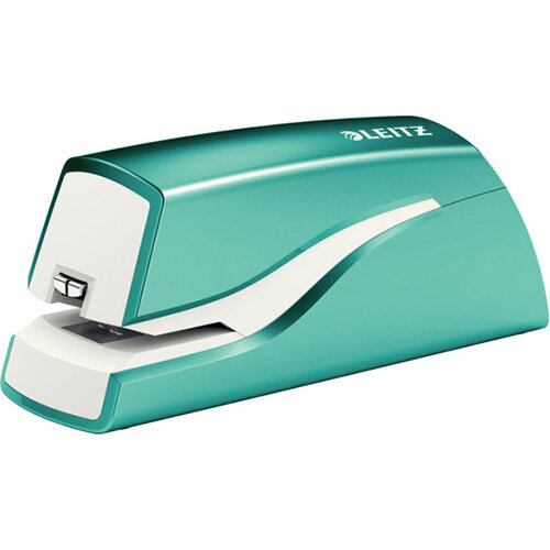 Leitz NeXXt Series WOW Electric Stapler Battery-Powered Ice Blue