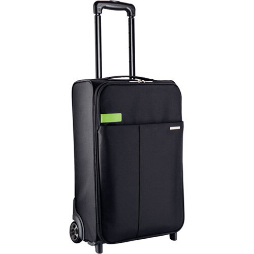 Leitz Complete 2-wheel Hand Luggage Trolley Smart Traveller Black