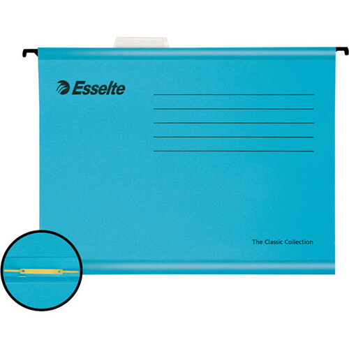 Esselte Classic Reinforced Suspension Files with Mechanism A4 Blue Pack of 10 Esselte Classic Reinforced Suspension Files with Mechanism A4 Blue Pack of 10