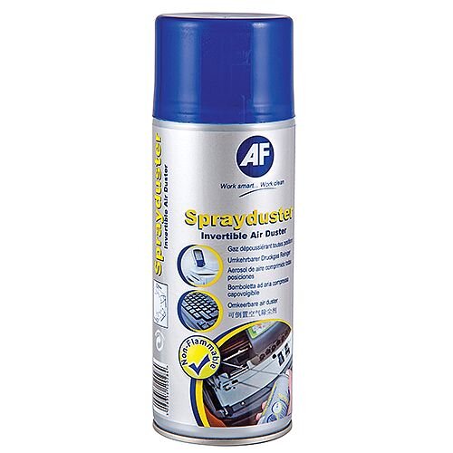 AF Sprayduster Invertible Computer Air Duster Spray 125ml Can SDU125D