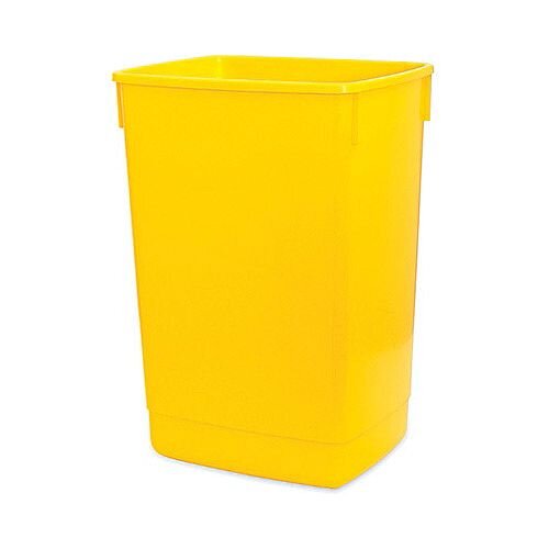 Addis Yellow 60 Litre Flip Top Bin Base Without Lid 510901 Hunt Office UK