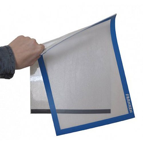 Franken SelfAdhesive Document Holder PRO Blue Pack of 2 AR14032 Hunt