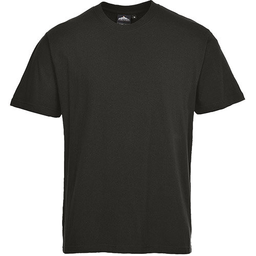 Portwest B195 Turin Premium T-Shirt Black Medium