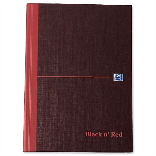 Black n Red A5 Single Cash Book B66853 Casebound 192 Pages Pack 5 Black n Red A5 Single Cash Book B66853 Casebound 192 Pages Pack 5